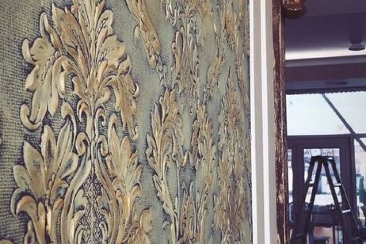Дизайнерский ремонт стен с особым рисунком — фото 1